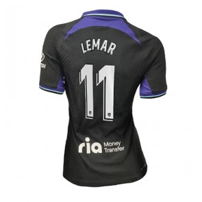 Atletico Madrid Thomas Lemar #11 kläder Kvinnor 2022-23 Bortatröja Kortärmad